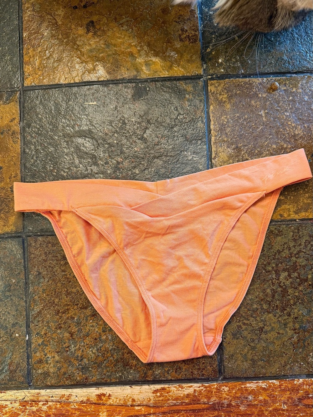 PINK Victoria's Secret Peach/Coral Bikini Underwear